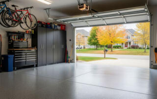 Garage Floor Revival in East Grand Rapids: Beauty Meets Backbone 1 Garage Floor Revival in East Grand Rapids: Beauty Meets Backbone